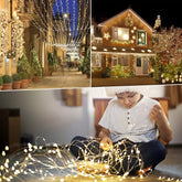 Outdoor Solar String Lights – LED Fairy Garland with 8 Modes for Garden & Party Decor ✨🌿